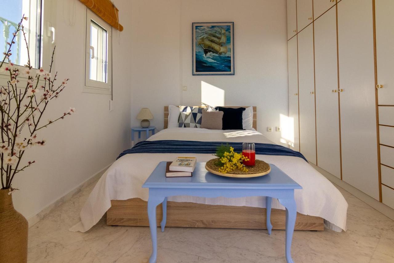 House With Amazing Ocean View And Patio - Pool Villa Porto Heli Bagian luar foto